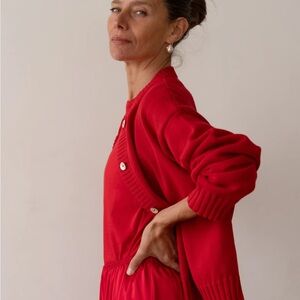 Donni Cotton Knit Cardigan